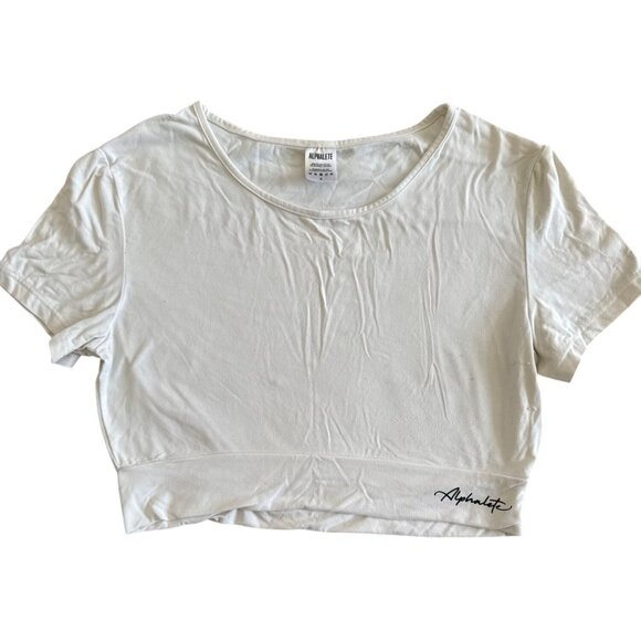 Alphalete Women's White Crop Top Size Small - Picture 1 of 6